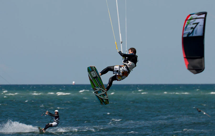 Urlaub auf Fehmarn 2012 - Kitesurfen